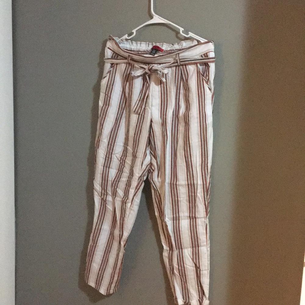 Vertical stripped pants